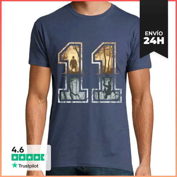 Camiseta Hombre Clásica Extraño 11 LaTostadora