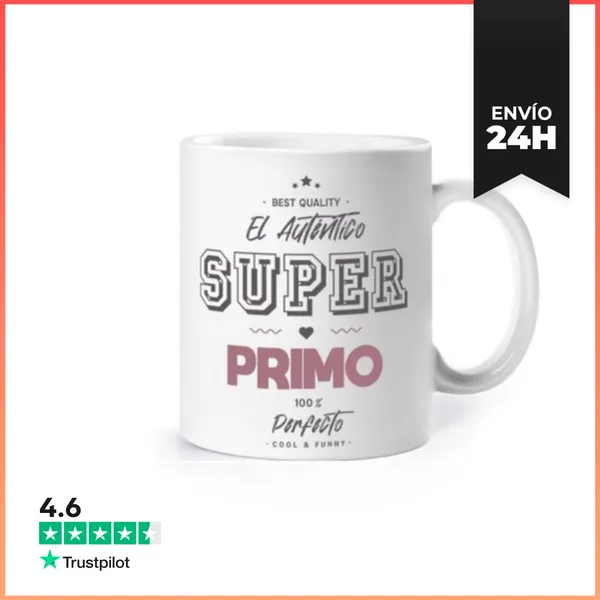 Taza El Auténtico Súper Primo LaTostadora