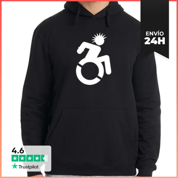 Sudadera Unisex Con Capucha CRIPPLE PUNK Sudadera Hombre