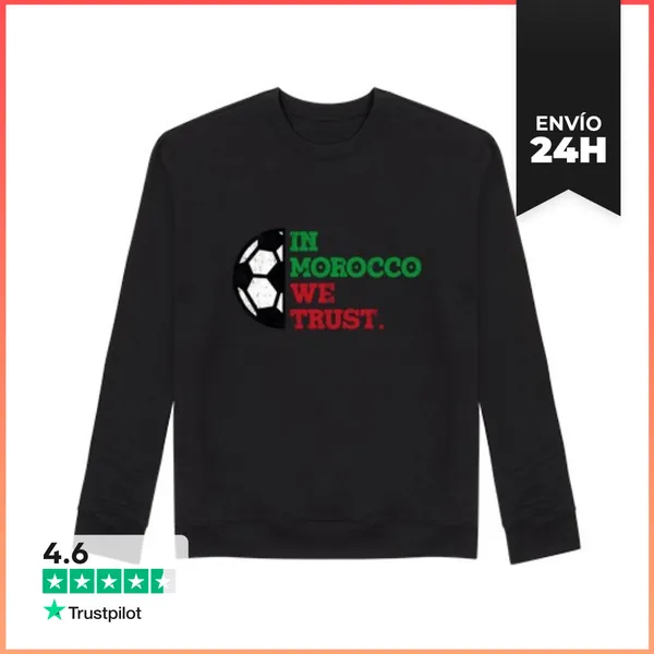 Sudadera Unisex In Morocco We Trust LaTostadora