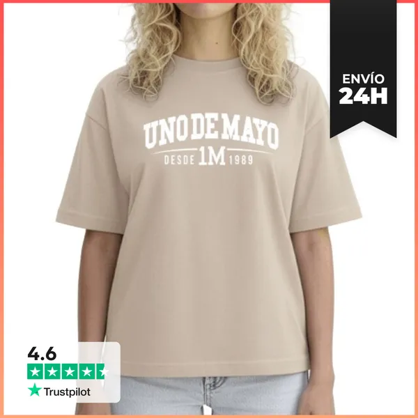 Camiseta Mujer Boxy C.E.I.P. Uno De Mayo LaTostadora