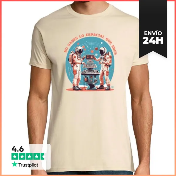 Camiseta Hombre Clásica ESPACIALES LaTostadora