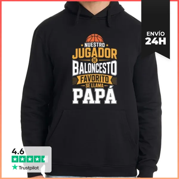 Sudadera Unisex Con Capucha Nuestro Jugador De Baloncesto