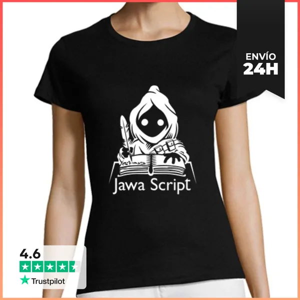 Camiseta Mujer Clásica Script Jawa LaTostadora