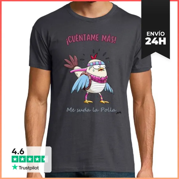 Camiseta Hombre Clásica Me Suda La Polla LaTostadora