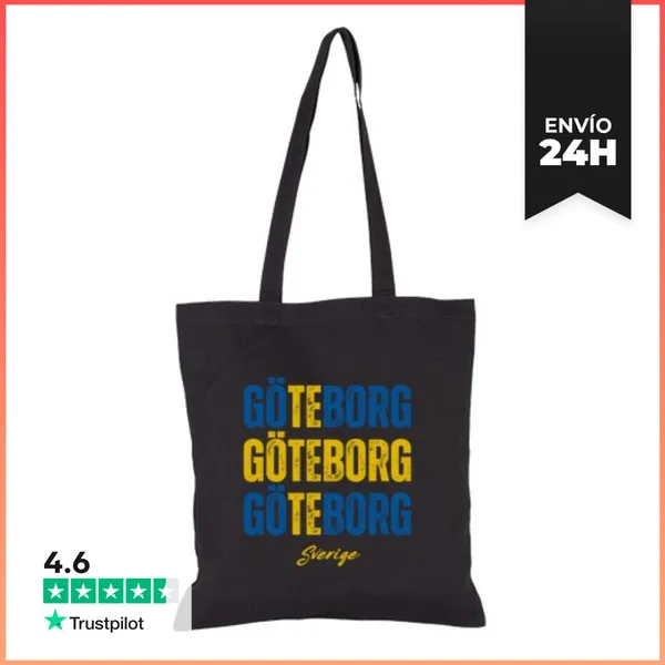 Bolsa De Tela Gotemburgo Suecia, Bandera De Suecia LaTostadora
