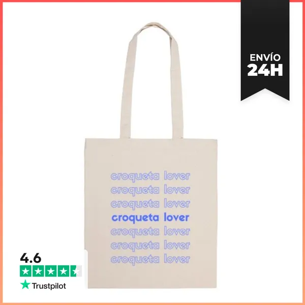 Bolsa De Tela Croqueta Lover LaTostadora