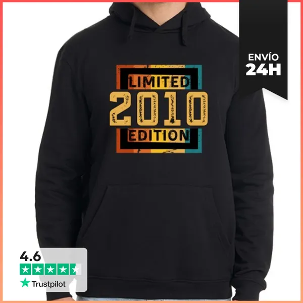 Sudadera Unisex Con Capucha Edición Limitada 2010 Regalo De