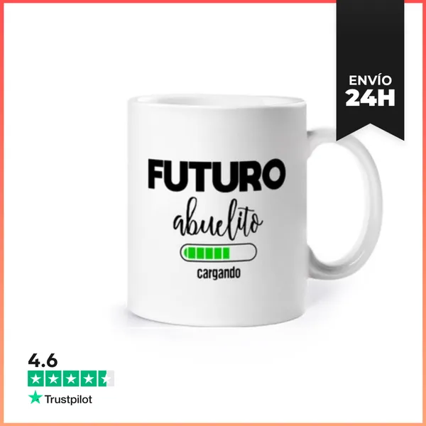 Taza Futuro Abuelito Cargando LaTostadora