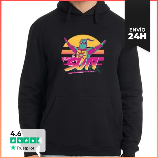 Sudadera Unisex Con Capucha Praise The Sun LaTostadora