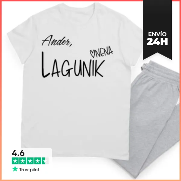 Pijama Lagunik Onena. Beltza LaTostadora