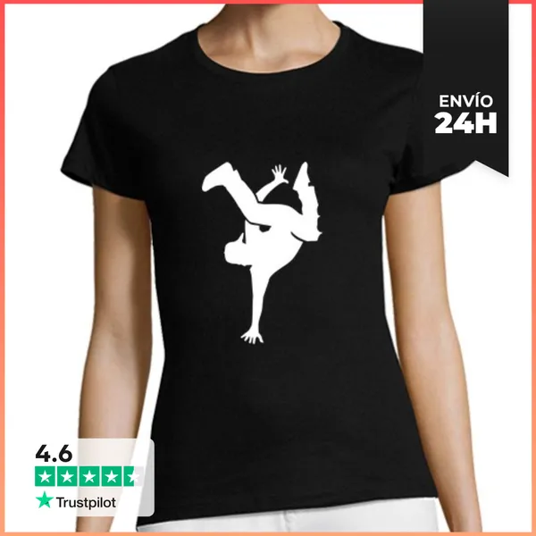 Camiseta Mujer Clásica Breakdance LaTostadora