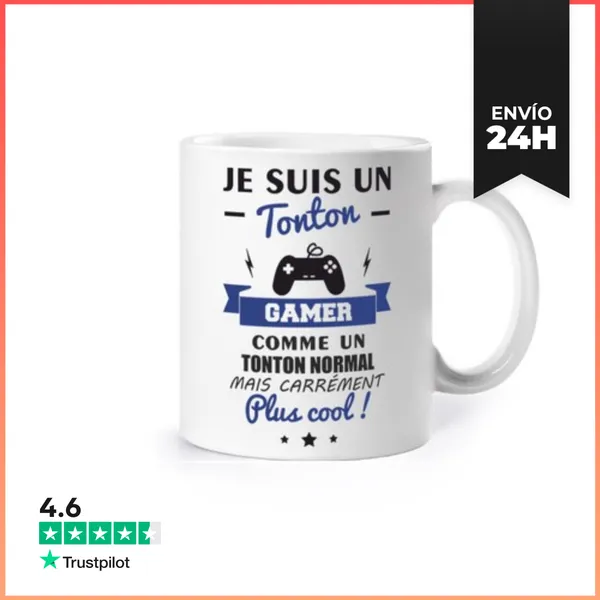 Taza Tío Jugador Friki Videojuegos Consola LaTostadora