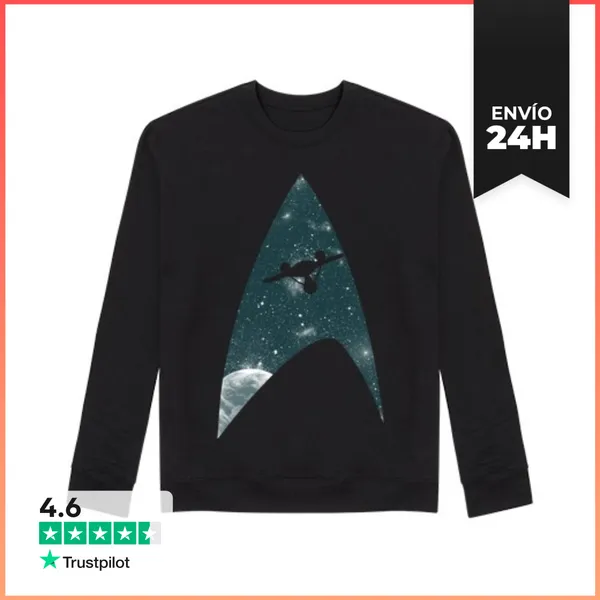 Sudadera Unisex Space The Final Frontier LaTostadora