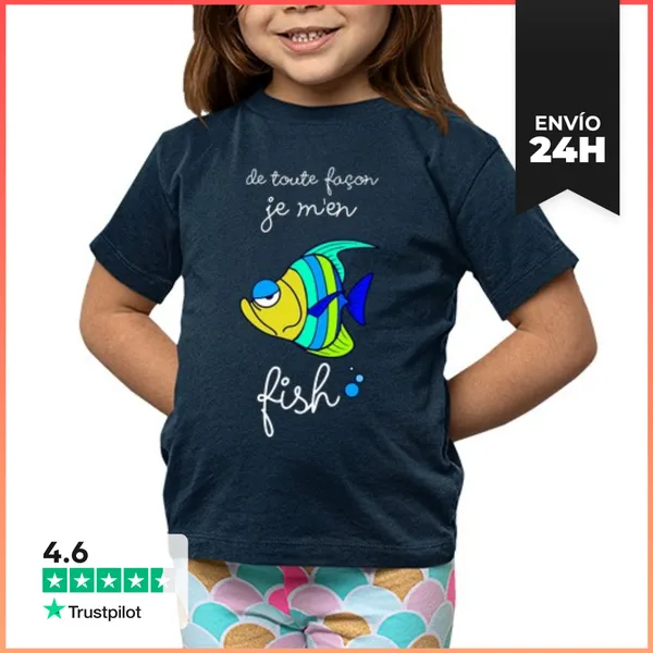 Camiseta Clásica Para Niños No Me Importa LaTostadora