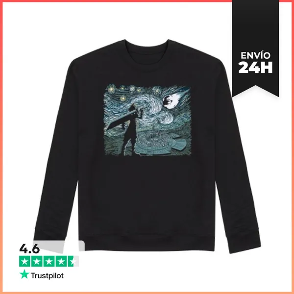 Sudadera Unisex Hombre, Sudadera, Negra LaTostadora
