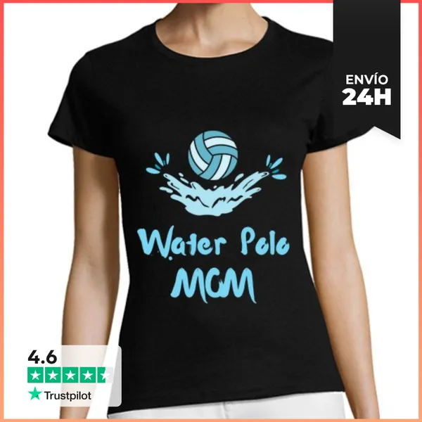 Camiseta Mujer Clásica Mamá De Waterpolo LaTostadora
