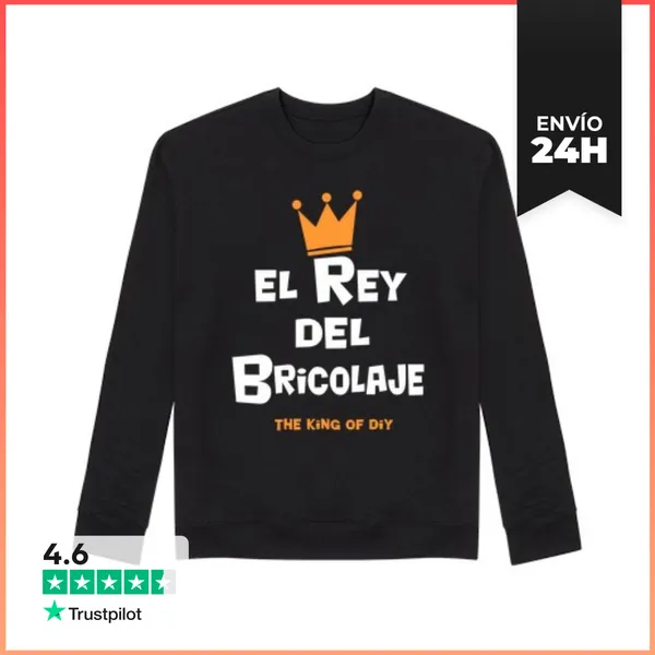 Sudadera Unisex El Rey Del Bricolaje LaTostadora
