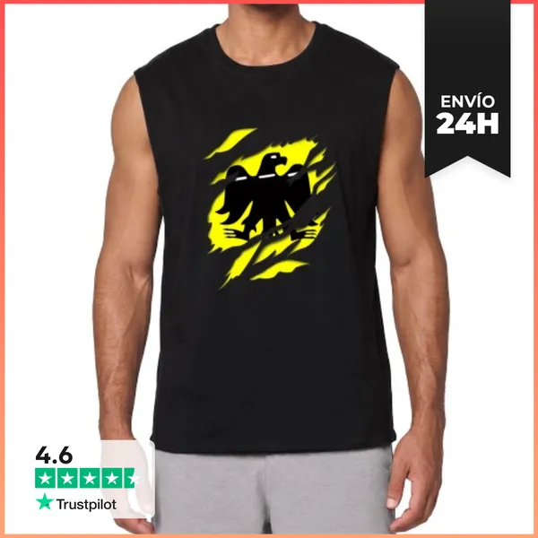 Camiseta Sin Mangas Bandera Arrano Beltza Aguila Negra