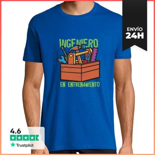 Camiseta Hombre Clásica Ingeniero En Entrenamiento LaTostadora
