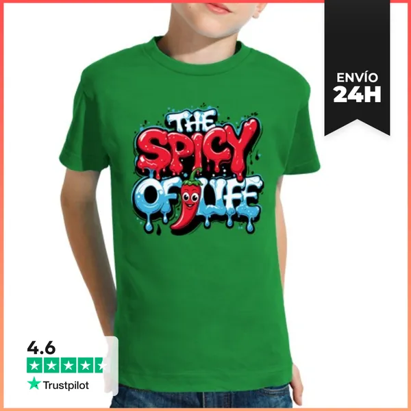 Camiseta Clásica Para Niños El Picante De La Vida LaTostadora