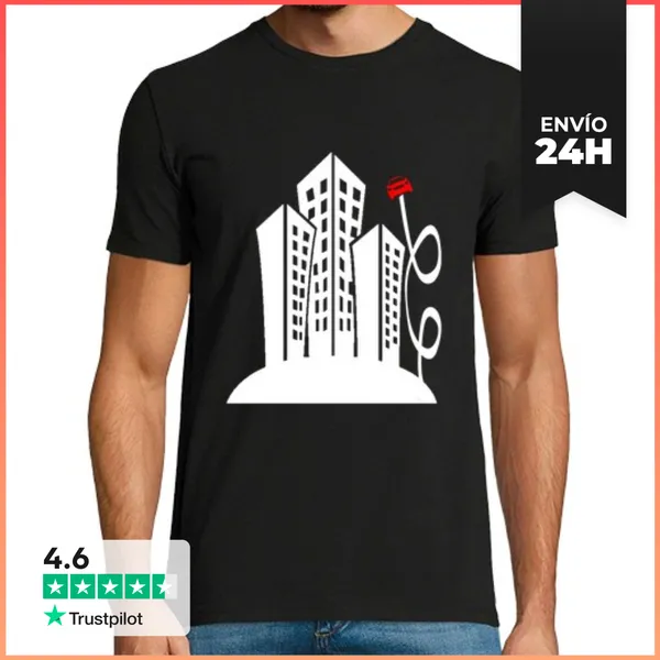Camiseta Hombre Clásica Edificios LaTostadora