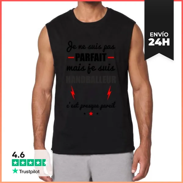 Camiseta Sin Mangas No Es Perfecto, Pero Es Un Jugador De F