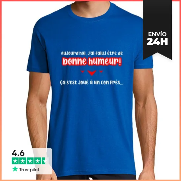 Camiseta Hombre Clásica De Buen Humor LaTostadora