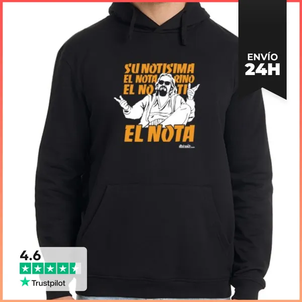 Sudadera Unisex Con Capucha El Nota (El Gran Lebowski)