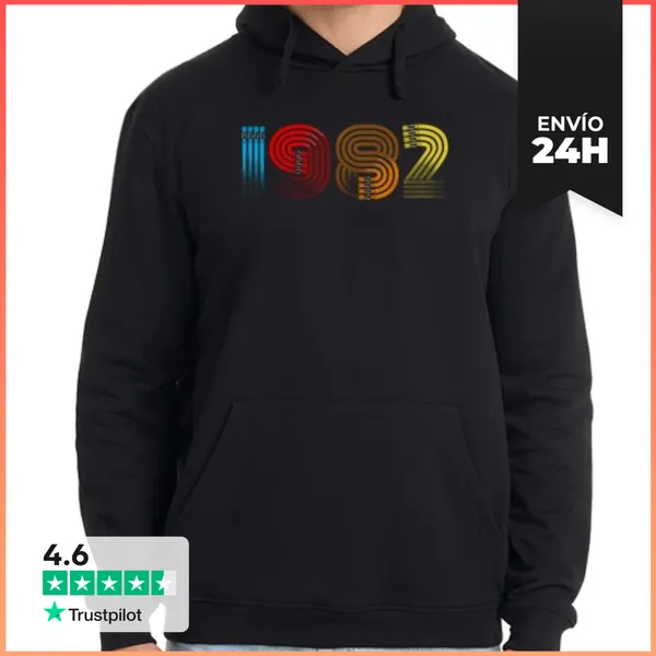 Sudadera Unisex Con Capucha 1982 LaTostadora
