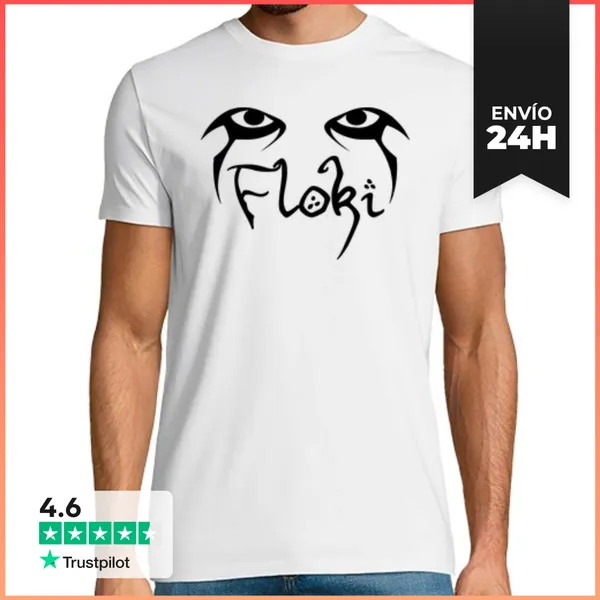 Camiseta Hombre Clásica Floki (Vikings) LaTostadora
