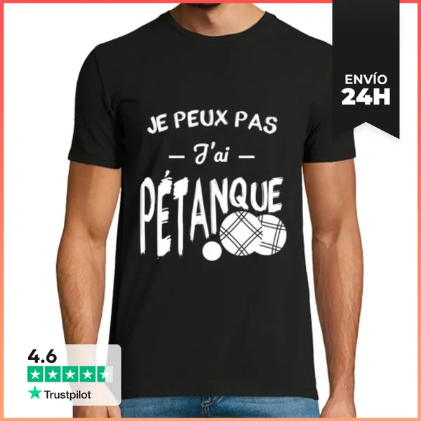 Camiseta Hombre Clásica No Puedo Tener Petanca LaTostadora