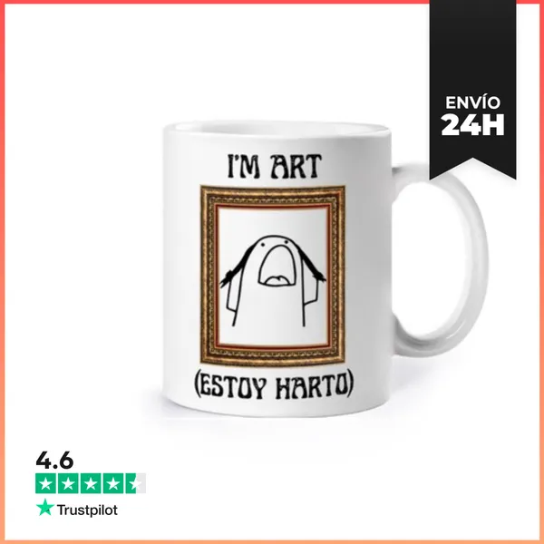 Taza I M Art Estoy Harto LaTostadora