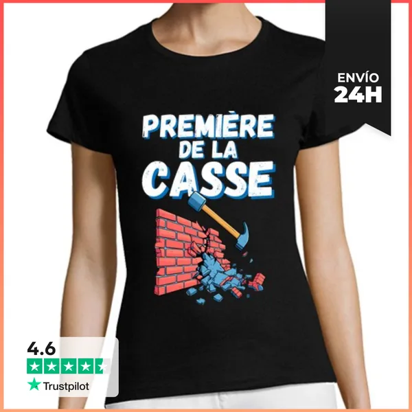 Camiseta Mujer Clásica Primera De La Caja LaTostadora