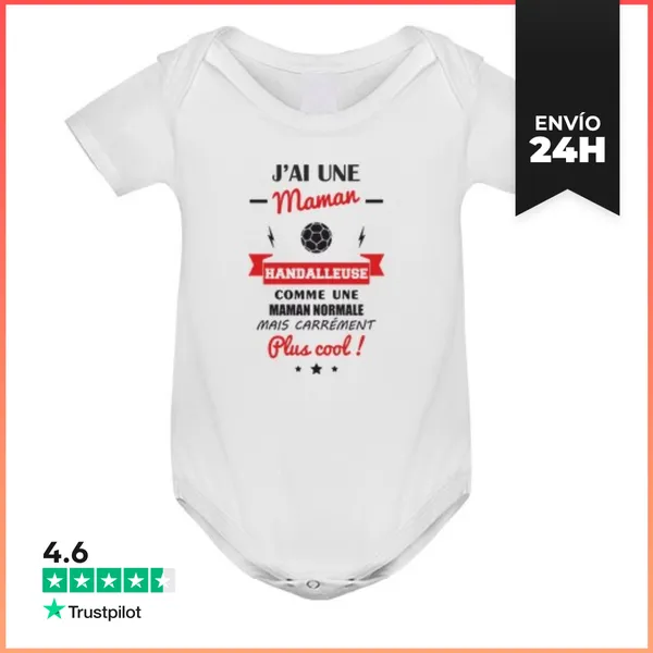 Body Bebé Mamá Balonmano Regalo De Nacimiento LaTostadora
