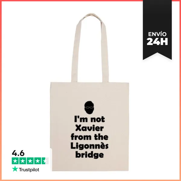 Bolsa De Tela No Soy Xavier - Bolso De Mano LaTostadora