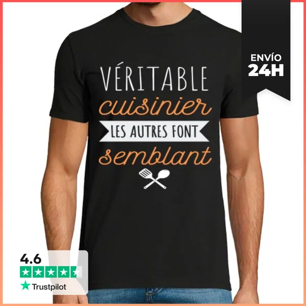 Camiseta Hombre Clásica Regalo De Cocinero De Humor De Cocina