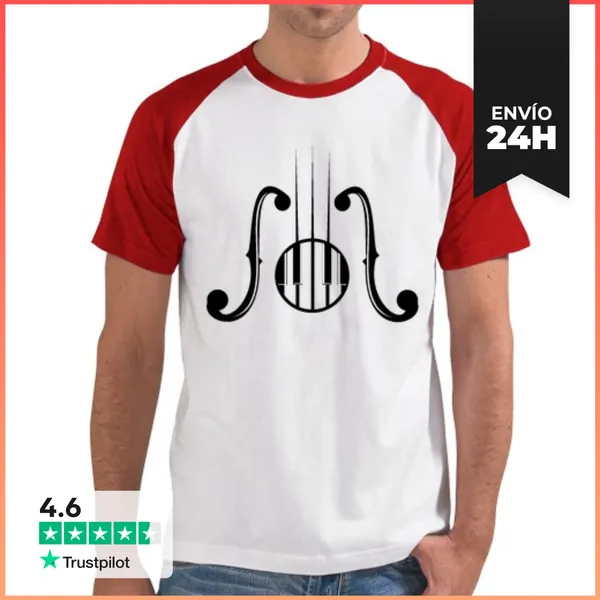 Camiseta Hombre, Estilo Béisbol Hombre, Estilo Béisbol, Blanca Y