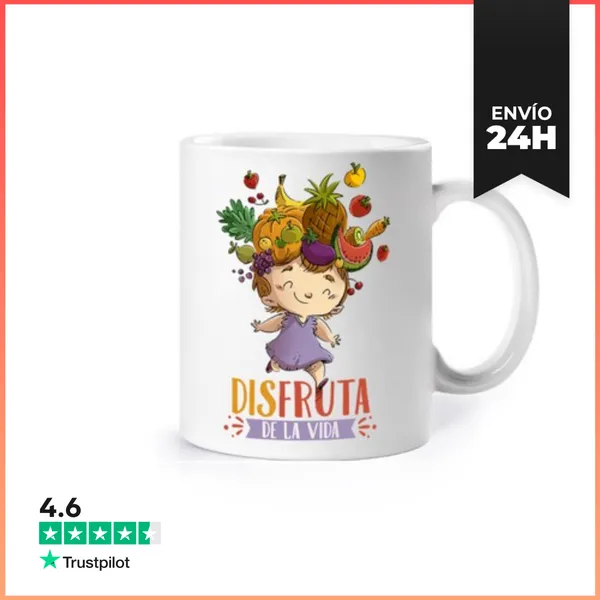Taza Disfruta De La Vida LaTostadora