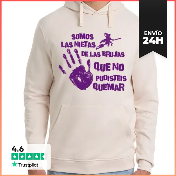 Sudadera Unisex Con Capucha Las Nietas De Las Brujas LaTostadora