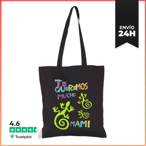 Bolsa De Tela Te Queremos Mami. Mi Geco Para Mamá LaTostadora