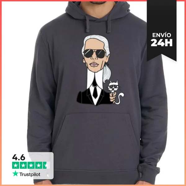 Sudadera Unisex Con Capucha Karl Lagerfeld. LaTostadora