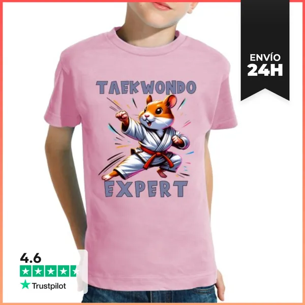 Camiseta Clásica Para Niños Experto En Taekwondo LaTostadora