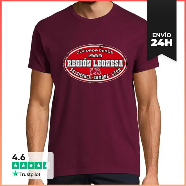 Camiseta Hombre Clásica Región Leonesa LaTostadora