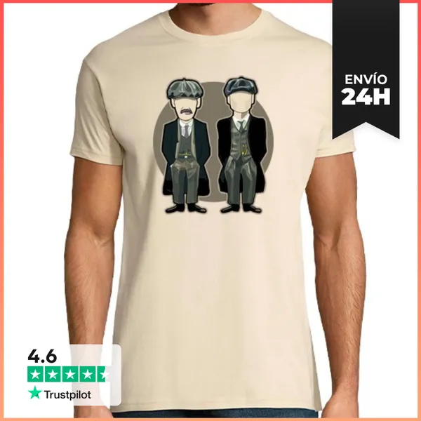 Camiseta Hombre Clásica Shelby Brothers (Peaky Blinders)