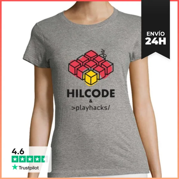 Camiseta Mujer Clásica HILCODE Y Playhacks Para Mujer LaTostadora