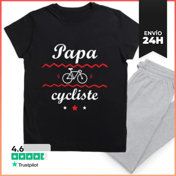 Pijama Papá Ciclista Día Del Padre Ciclista LaTostadora
