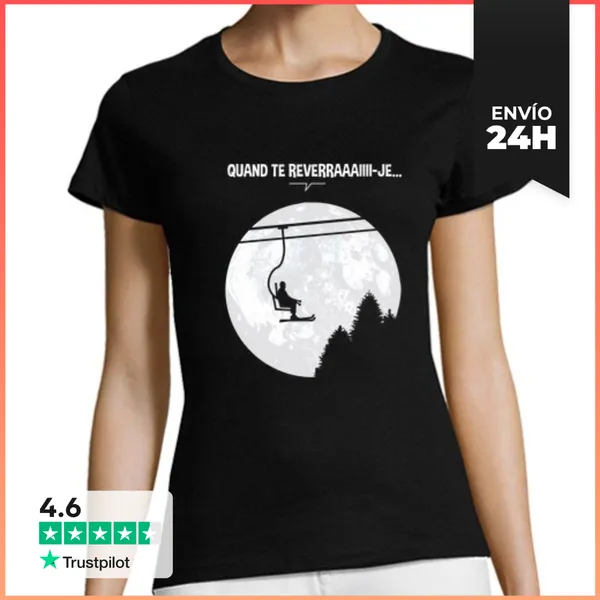 Camiseta Mujer Clásica Le Bronzé Au Clair De Lune LaTostadora