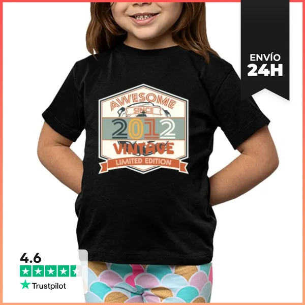 Camiseta Clásica Para Niños Camiseta Vintage 2012 - Edición
