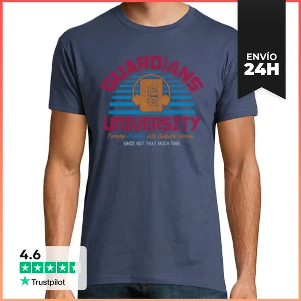 Camiseta Hombre Clásica Guardians University LaTostadora